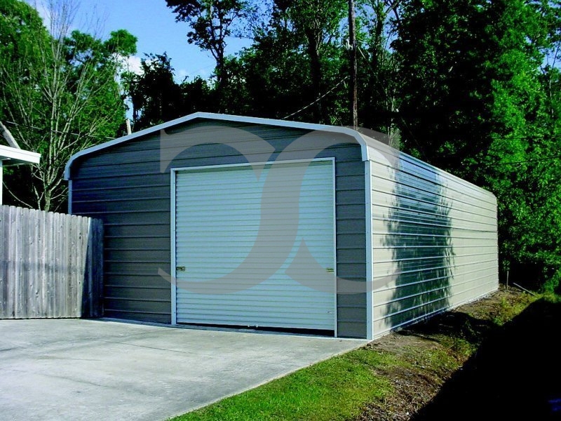 Garage | Regular Roof | 20W x 31L x 10H | Enclosed Metal Garage Garage | Regular Roof | 20W x 31L x 10H | Enclosed Metal Garage